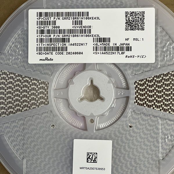 GRM21BR61H106KE43L